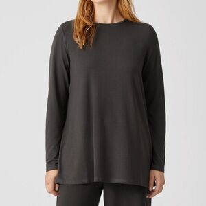 0310 - SUSAN GRAVER Modern Essentials Women’s XS Black Longsleeved Top